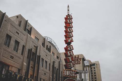 interior design Golden Gate Casino signage downtown